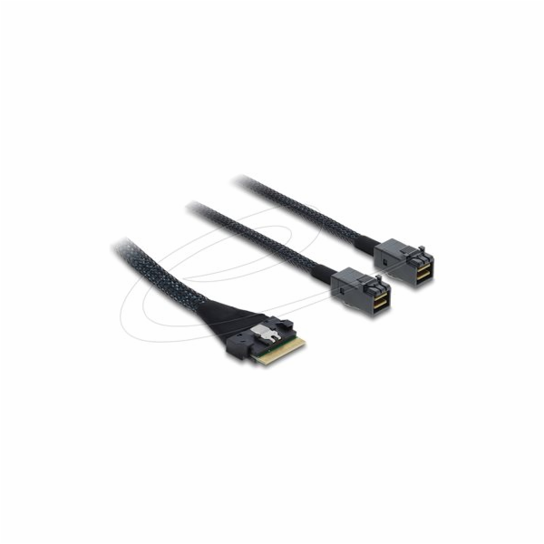 Delock - Interní kabel SAS - 8i Slim SAS (SFF-8654) (M) d...