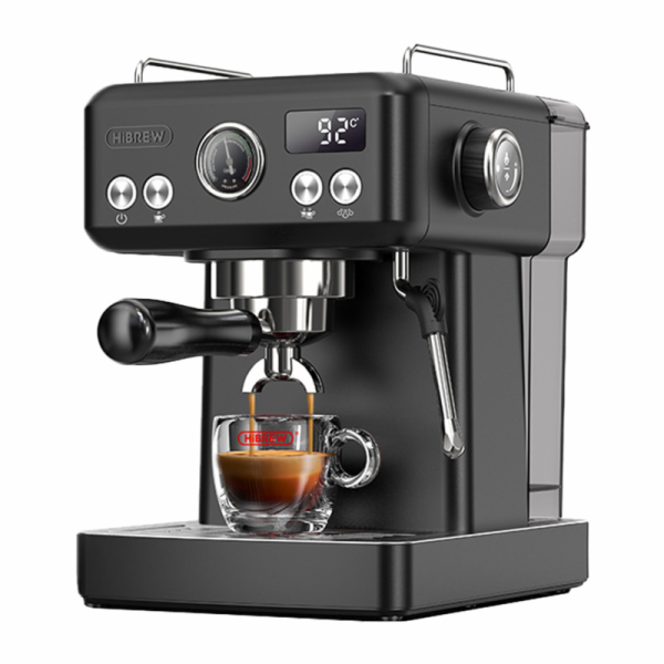 Pístový espresso stroj HiBREW H10A s regulací teploty (če...