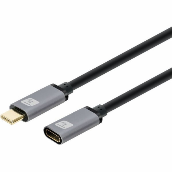 Techly Kabel USB-C - USB-C 1 m černý (ICOC MUSB322-CMF-010)