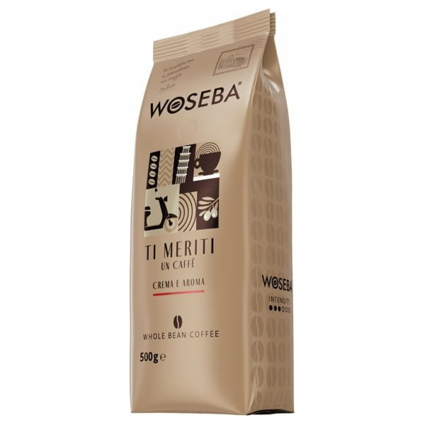Woseba Woseba Ti Meriti Crema E Aroma 500g kávových zrn