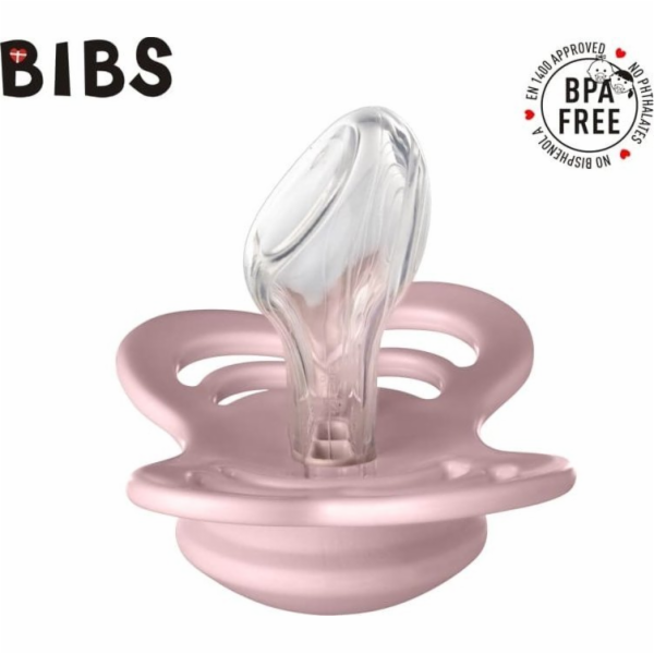Bibs Silikonový dudlík Couture Pink Plum M ortodontický