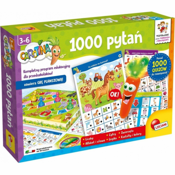 Lisciani LISCIANI CAROTINA 1000 OTÁZEK