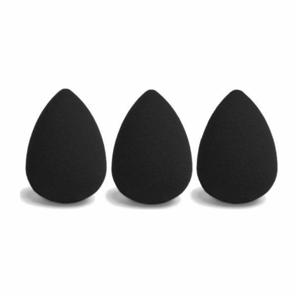 Ibra Blender Sponge sada 3 černých houbiček Ibra