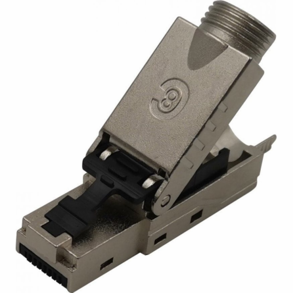 Techly Zástrčka RJ45 Cat8.1 STP, samosvorná, černá