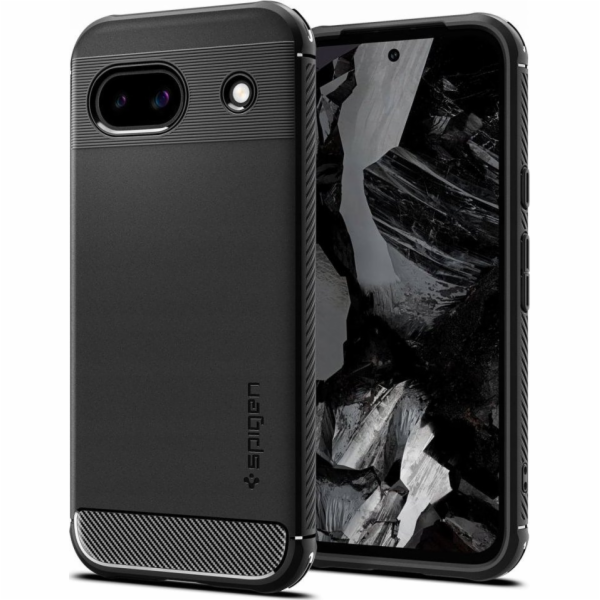 Spigen Rugged Armor, matně černá - Google Pixel 8a