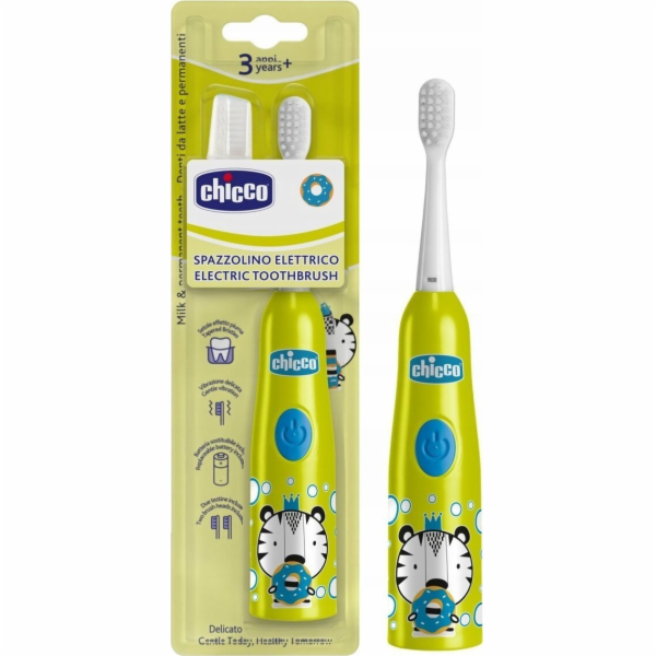 Chicco CHICCO-120851-ELEKTRONICKÝ ZUBNÍ KARTÁČEK TIGER 3L