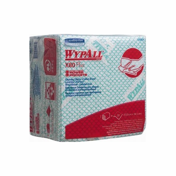 WYPALL 19154 - Čisticí utěrka WYPALL* X80 Plus - 1/4 slož...