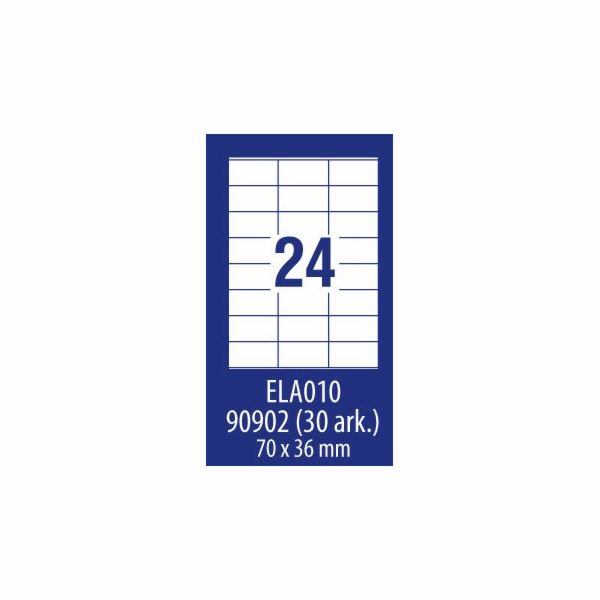 Avery Zweckform ETYK.ZF ECONOMY 70X36MM 010 100 ARK LABEL...