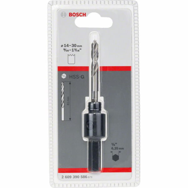 BOSCH Adaptér HSS-G 1/2" 14-30 mm (1/4" 6hranný) (2609390...