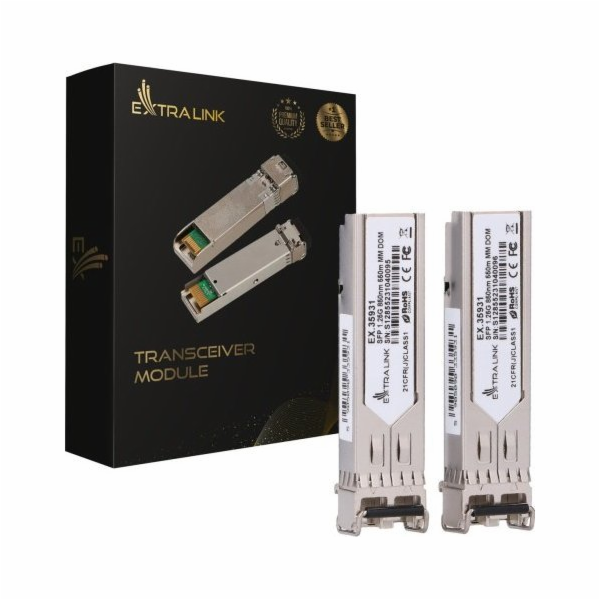 ExtraLink SFP modul EXTRALINK SFP 1.25G 850NM 550M MM DOM...