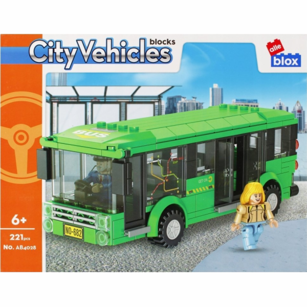 ALLEBLOX BLOCKS KONSTR ALLEBLOX CITY 221EL 34X27X6 BUS P