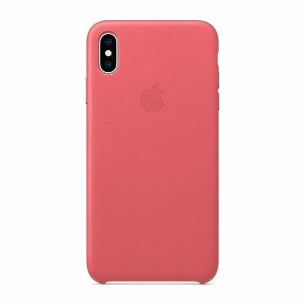 Apple Kožený kryt pro iPhone XS Max – světle růžový – MTE...