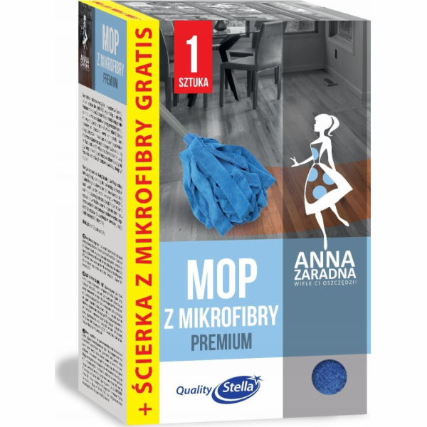 Anna Zaradna ANNA ZARADNA Mop z mikrovlákna + utěrka z mi...
