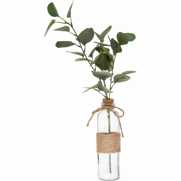 ATMOSPHERA Umělý list , větvička eukalyptu ve váze, 48 cm
