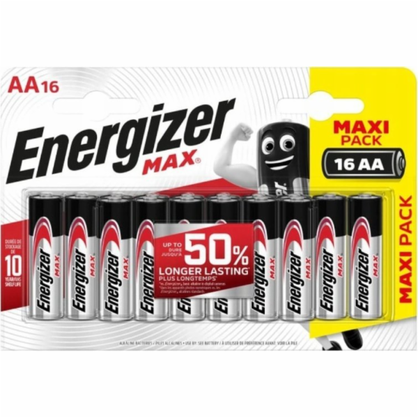 Energizer Baterie 16x Energizer MAX AA LR6 /16 eco, cena ...