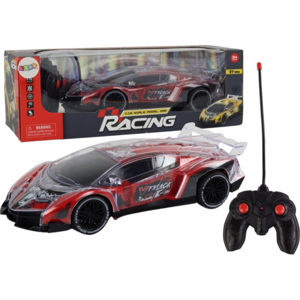 LeanToys Dálkově ovládané RC sportovní auto v měřítku 1:1...