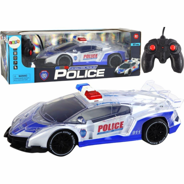 LeanToys policejní sportovní auto na dálkové ovládání RC ...