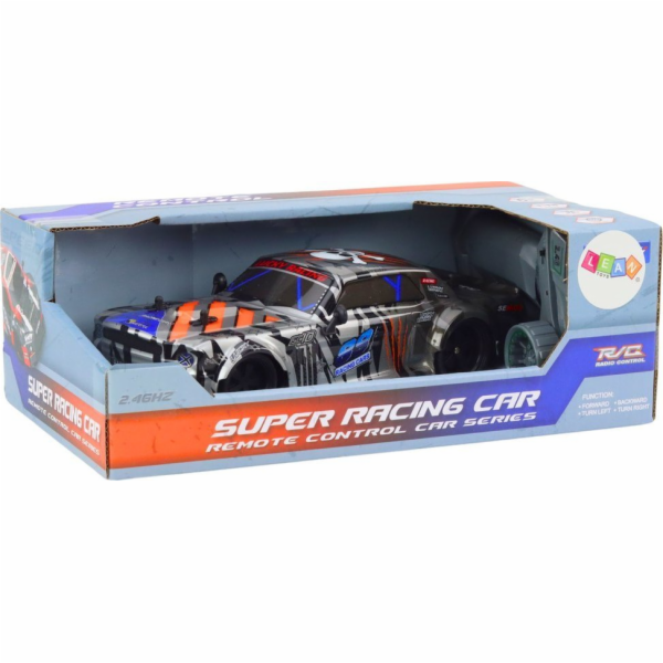 LeanToys Dálkově ovládané RC sportovní auto 1:18 šedé
