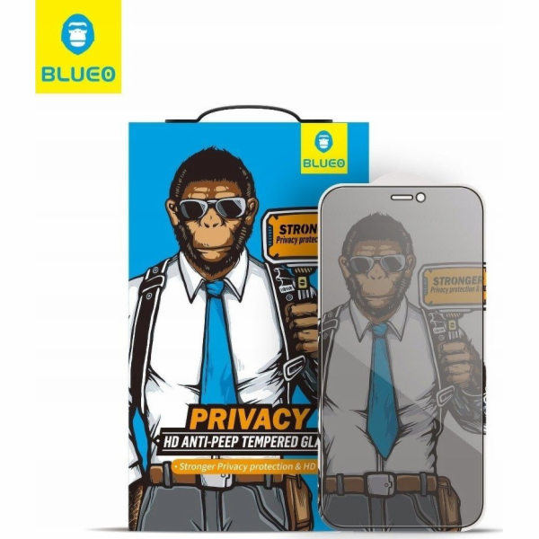 Blueo Tvrzené sklo 5D Mr. Monkey pro Apple iPhone 13 Pro ...