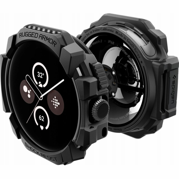 Spigen Rugged Armor, matně černá - Google Pixel Watch 3/2...