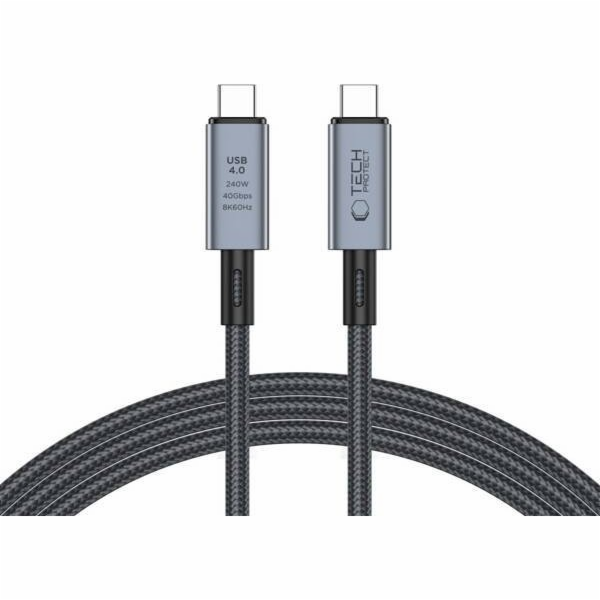 Tech-Protect Kabel USB-C - USB-C 2 m černý (5906302308996)