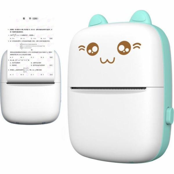 Hurtel Termotiskárna štítků Mini Cat s Bluetooth, Fun Pri...
