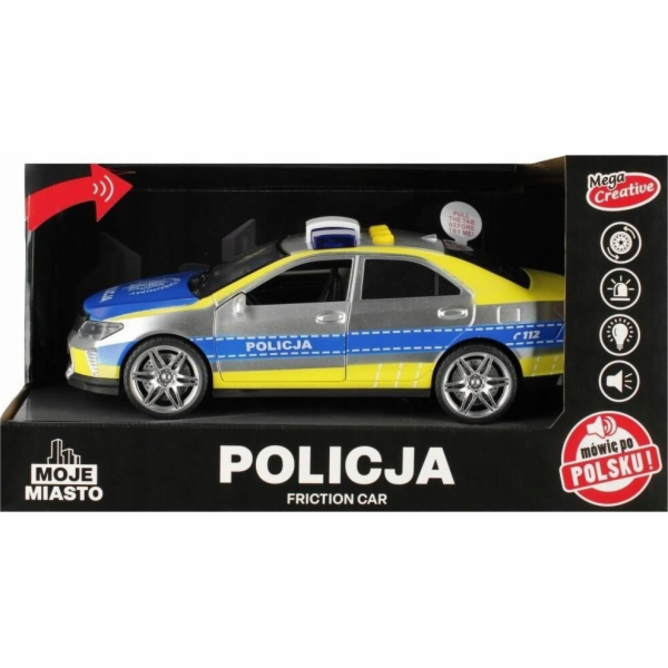 Mega Creative Mega kreativní AUTO POLICEJNÍ B/O 30X17X14 ...