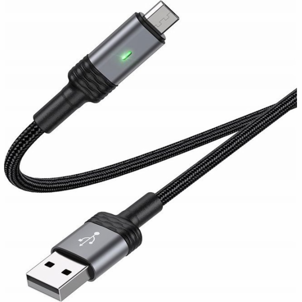 BOROFONE Kabel USB-A - microUSB 1,2 m černý (KABAV1004)
