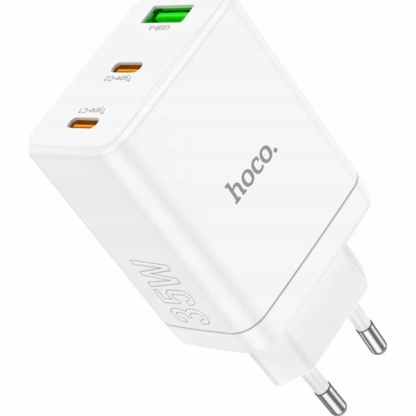 Hoco Nabíječka HOCO do zásuvky 2 x Type-C + USB A PD QC3....