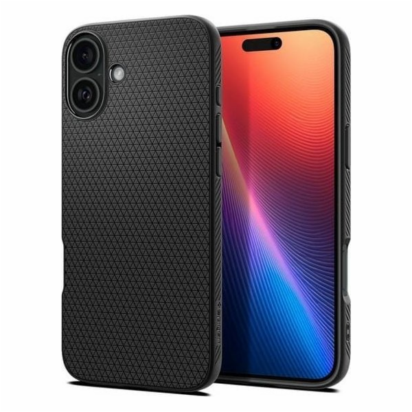 Spigen Liquid Air iPhone 16 Plus černý/matně černý ACS08066