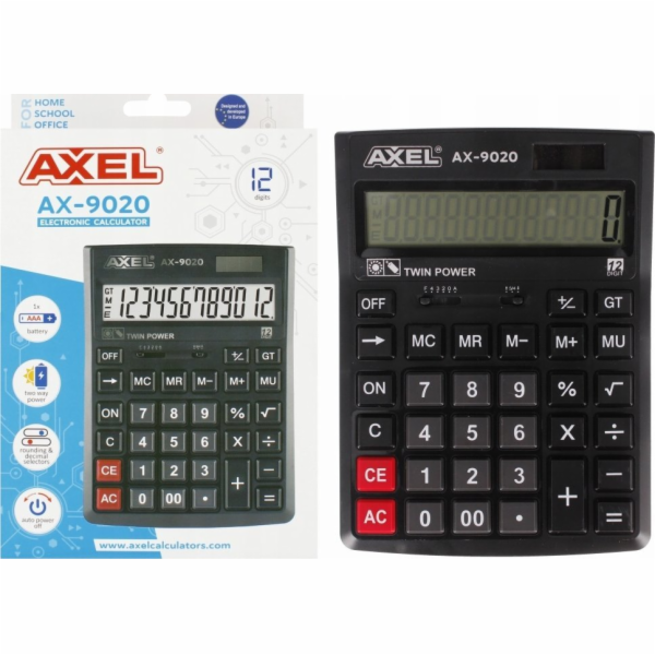 Axel Kalkulačka KALKULAČKA AXEL AX-9020 PUD 50/100