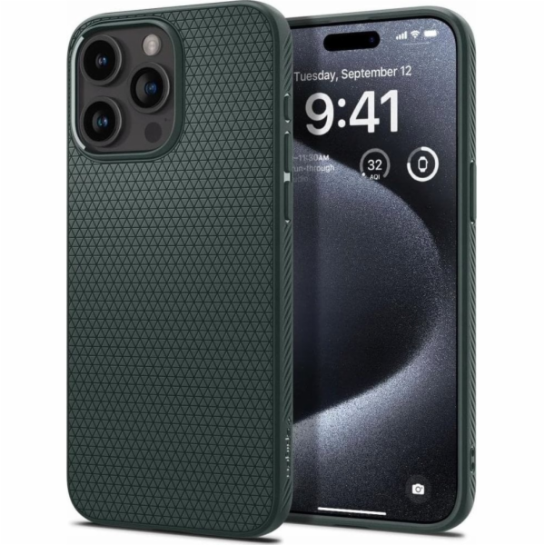 Spigen Liquid Air iPhone 16 Pro Max zelená/propastně zele...