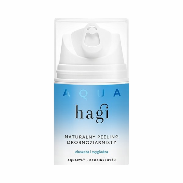 Hagi , AQUA jemný peeling s rýžovými částicemi, 50 ml
