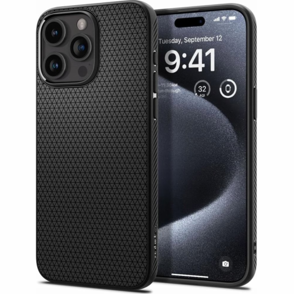 Spigen Liquid Air iPhone 16 Pro černá/matně černá ACS08117
