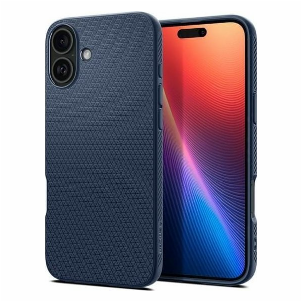 Spigen Spigen Liquid Air iPhone 16 tmavě modrý ACS08195