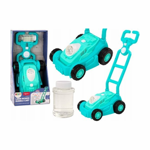 LeanToys Sekačka na trávu Bubble Machine s pojezdem a ruk...