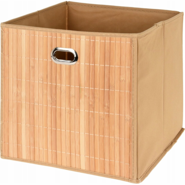 Storage Solutions Úložný kontejner s bambusovou přední čá...
