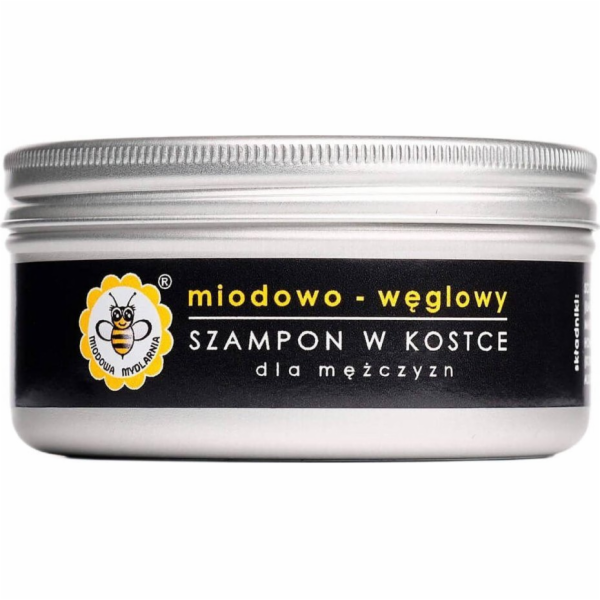 Miodowa Mydlarnia tuhý šampon na vlasy s medem a aktivním...