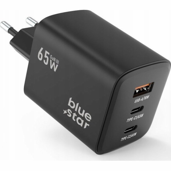 Blue Star Nabíječka BLUE STAR GaN síťová nabíječka 4A 65W...