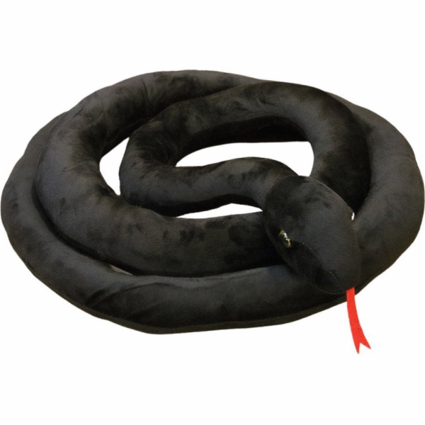 LeanToys Plyšová hračka had černá 110 cm