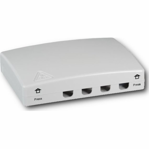 EFB Vnitřní nástěnná klientská zásuvka FTTH pro 4x SC Sim...