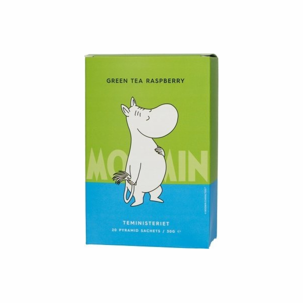Teministeriet Moomin malinový zelený čaj 20 pyramid