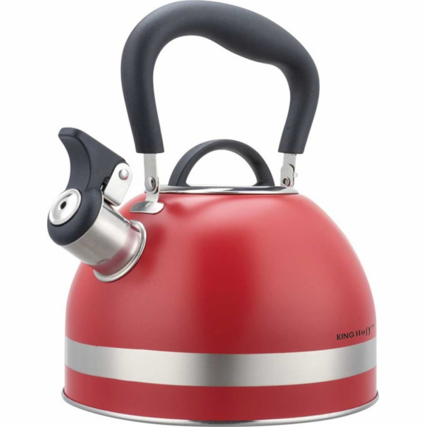 KingHoff Konvice 1,8 l s píšťalkou KINGHOFF KH-1853 červená