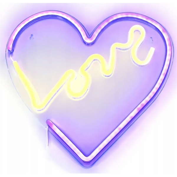 OEM neonové LED na USB - model Love 2