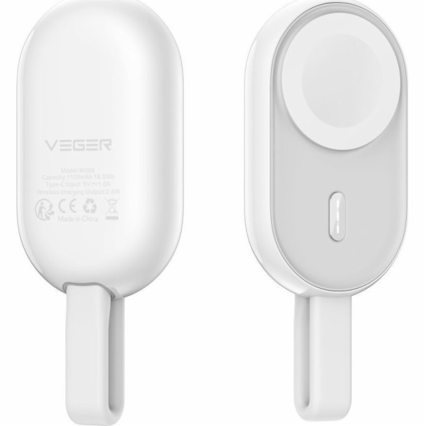Veger Powerbanka Apple Watch Pomme 1200mAh bílá