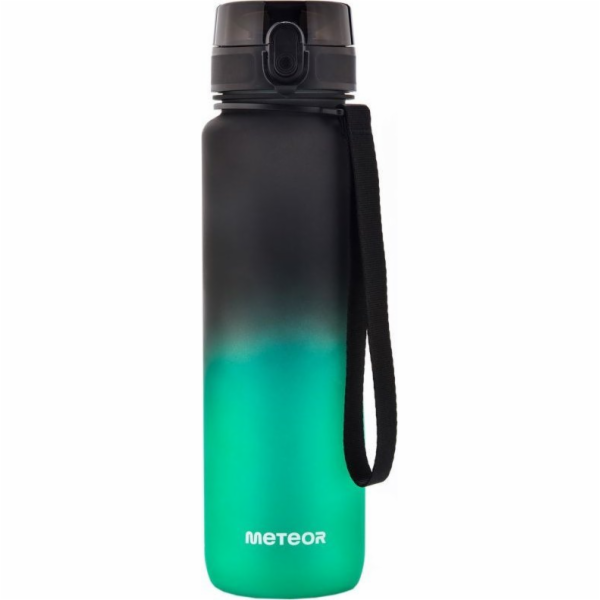 Meteor Stepper Sportovní láhev Meteor 1000 ml černá/zelená