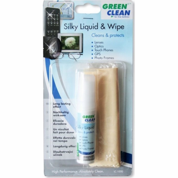 Green Clean Sada Optics - kapalina a hadřík