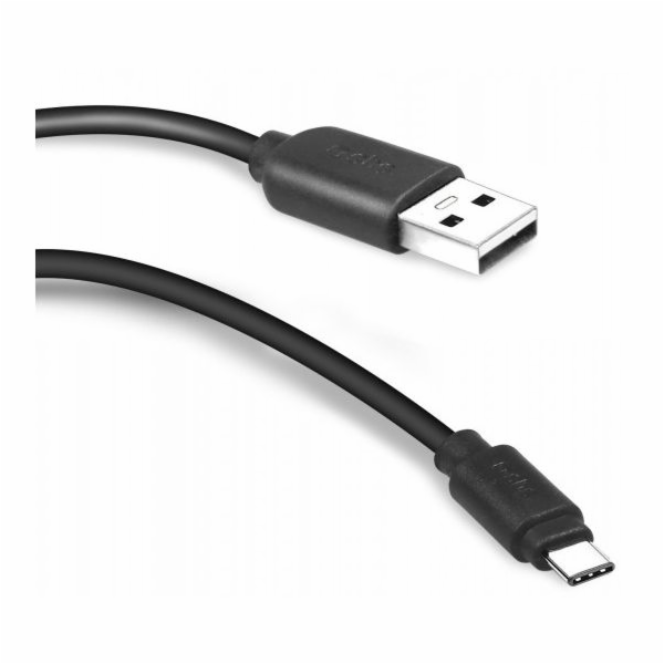 SBS Mobile USB kabel USB-A - USB-C 1,5 m černý (TECABLEMI...