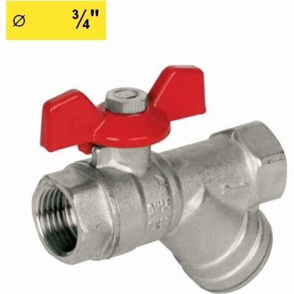 Arco Kulový kohout s filtrem 3/4GW-GW motýlkový SENA VA30