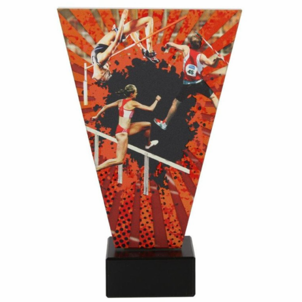 Tryumf Skleněná atletická trofej